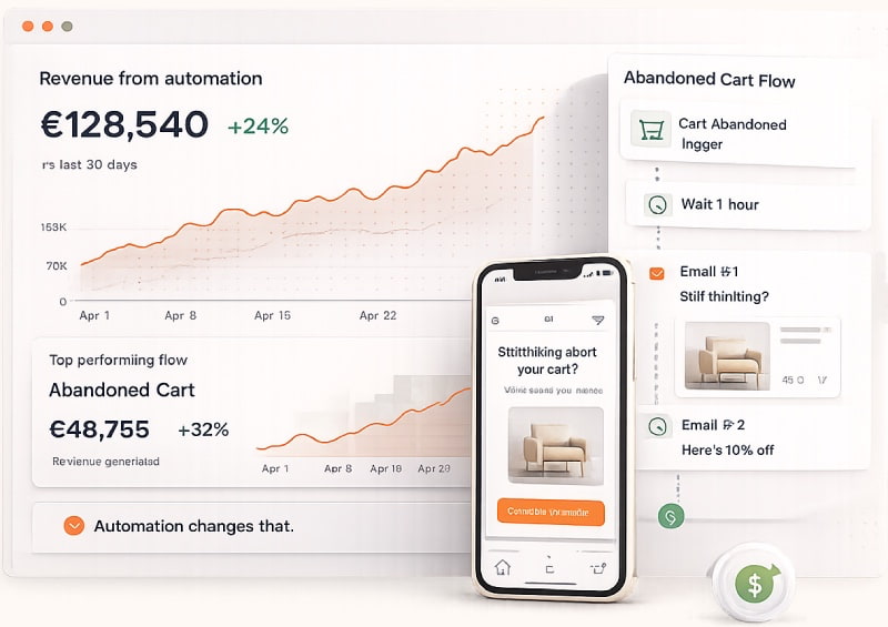 How email automation grows revenue and saves time.